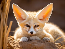 Photo Of Fennec Fox: With Its Large Ears And Expressive Eyes, The Fennec Fox Is Undeniably Adorable
