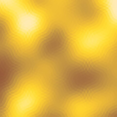Aufkleber - Geometric abstract pattern in low poly style. Gold background