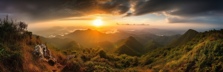 Fototapete - Background of colorful sky concept. Beautiful sunset sky. Nature sky backgrounds. Generative AI