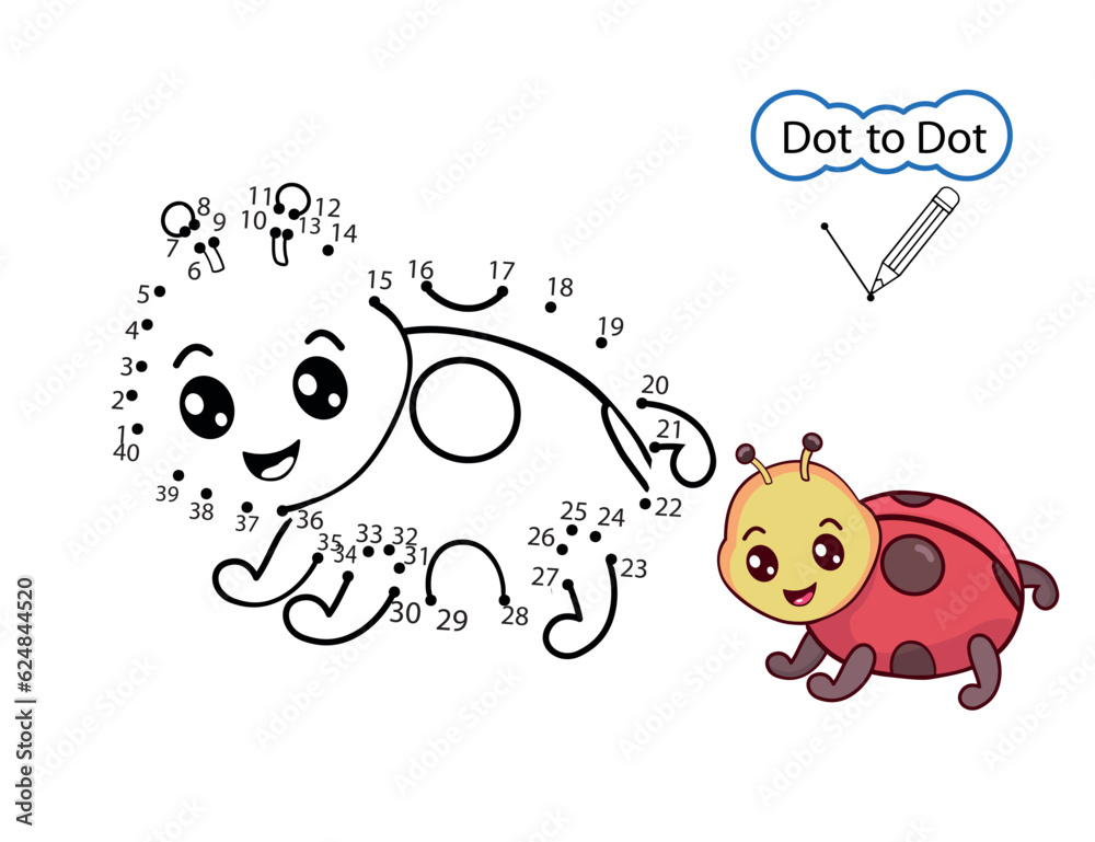 Education riddle dot to dot game. Kids activity learning worksheet with ...