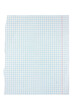 © SashaMagic - Checkered paper isolated on white background.