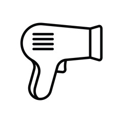 Wall Mural - hair dryer icon vector design template in white background
