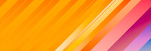 Orange Abstract Stripes Background With Summer Background