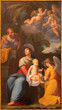 GENOVA, ITALY - MARCH 5, 2023: The painting of Holy Family in the church Basilica di Santa Maria delle Vigne by Felice Vinelli (1800).