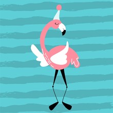 Illustration Of A Flamingo