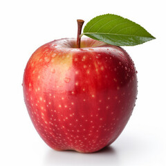 Wall Mural - red apple isolated on white