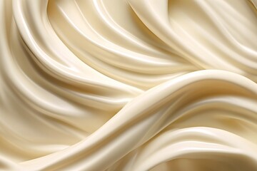 Close up of a cream  background with copy space. Generative AI technology.