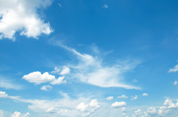 Wall Mural - the vast blue sky and clouds sky
