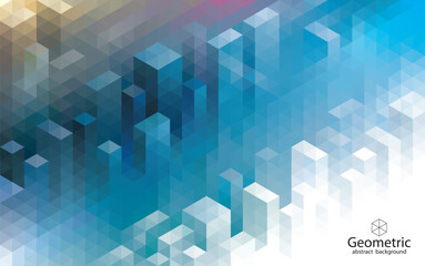 Aufkleber - Abstract geometric modern pattern of urban architecture background.