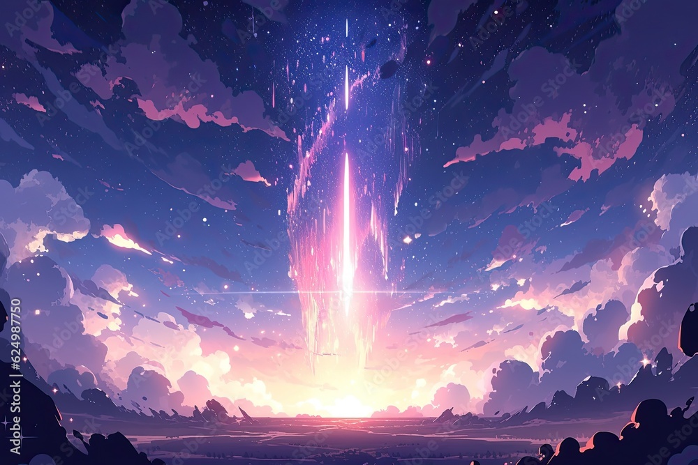 asteroid background in pixel art style. Space galaxy. Stock ...