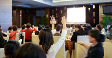 Raised Hands During Seminar Room