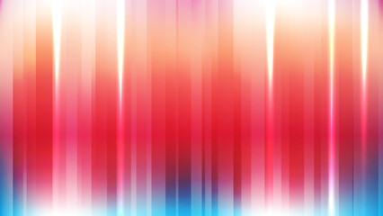 Poster - Abstract defocused background with vertical dynamic lines. Futuristic blurred vibrant color gradient banner for creative graphic design. Vector illustration.