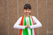 © PRASANNAPIX - Indian little girl child doing namaste or welcome gesture. indian culture