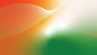 © Dipak - orange white green tech wavy lines abstract gradient background