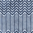 Fabric seamless texture with indigo chevron pattern, grunge background, boho style pattern, ethnic, 3d illustration
