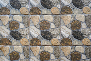 Poster - Decorative Marble stone texture tile used for ceramic wall and floor tile surface, ceramic background