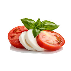 Poster - Slices of tomato, mozzarella cheese and basil