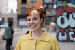 © ReeldealHD images - Portrait of trendy young adult female student on city street
