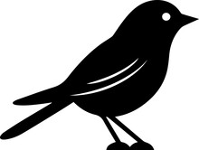 Sparrow Silhouette Icon