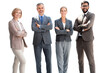 © ty - Group of businesspeople standing together on a transparent background