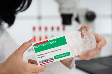 Poster - Interferon-Alpha Medical Injection