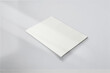 © Pixode - Realistic empty blank A4/A5 flyer, booklet, half-fold, brochure, leaflet, book presentation template design. Window and leaves shadow overlay, isolated on white background. 3D Vector Illustration.
