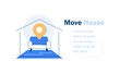 © EAKEAK - move house,Home delivery services,rental estate, guesthouse concept