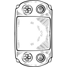 Nintendo Switch Handdrawn Illustration