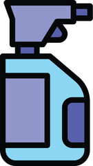 Poster - spray bottle window icon. outline spray bottle window vector icon for web design isolated on white b