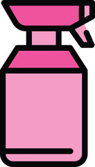 Poster - spray bottle detergent icon. outline spray bottle detergent vector icon for web design isolated on w
