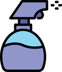 Poster - spray bottle housework icon. outline spray bottle housework vector icon for web design isolated on w