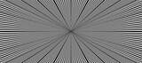 Fototapeta Do przedpokoju - realistic optical illusion tunnel background. Black and White Hypnotic 3D tunnel Background. Design of a seamless monochrome illusion.