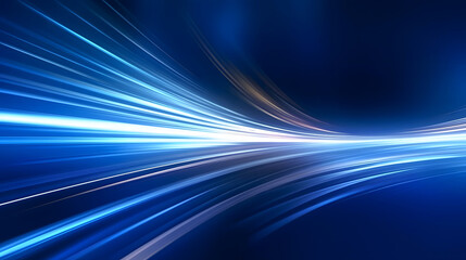 dark abstract background with glowing wave. shiny moving lines design element. modern purple blue gr