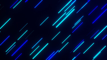 Poster - Purple and blue abstract radial lines geometric background. Data stream. Optical fiber. Movement effect. Technology seamless texture with neon rays and stripes. Print design template with neon lights.