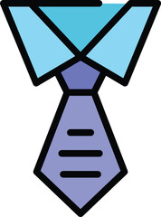Poster - Business stereotype icon outline vector. Gender equality. Age discrimination color flat