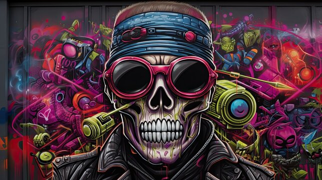 Wall graffiti