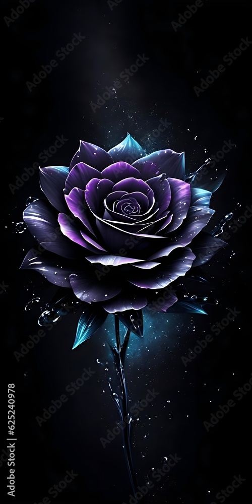 A black rose flower is a rare and mysterious variation of the ...