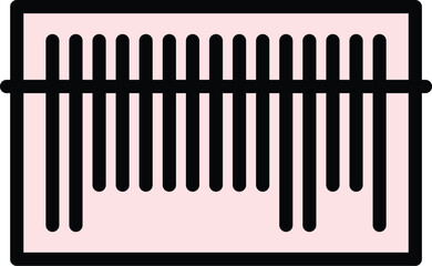 Fototapete - Barcode reader icon outline vector. Code scanner. Qr ticket color flat