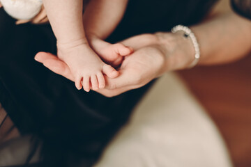 Wall Mural - parent and child