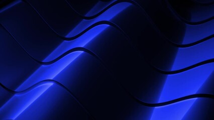 Poster - Blue and purple background. Design. A bright background made in 2d format with iron strips that move.