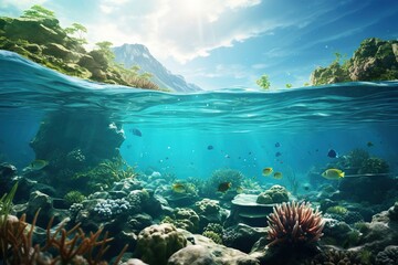 Poster - under water 