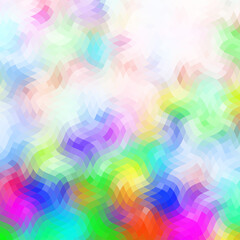 Aufkleber - Geometric abstract pattern in low poly style.