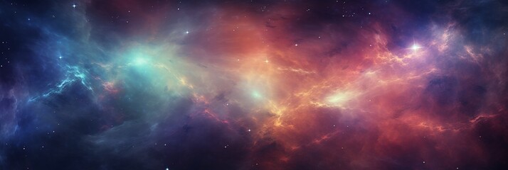 Wall Mural - Abstract colorful space galaxy cloud nebula. Universe science astronomy. Supernova background wallpaper
