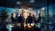 © WS Studio 1985 - Business People Office Working Discussion Team Concept with generative ai