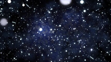 Wall Mural - Slowly flying through space then entering hyperspace and slowing down. Colorful speed of light seamless loop animation. Abstract Overlay Stars Animation, Background, Loop