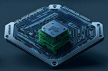 printed circuit board with processor