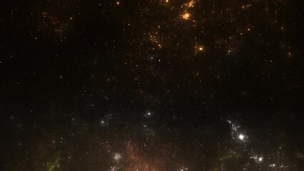 Wall Mural - universe, planets nebula cloud background. moving traveling through star fields in space. milky way 