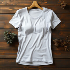 Wall Mural - white t-shirt mockup