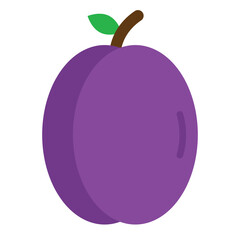 Sticker - plum 