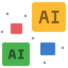 Wall Mural - autonomous flat style icon